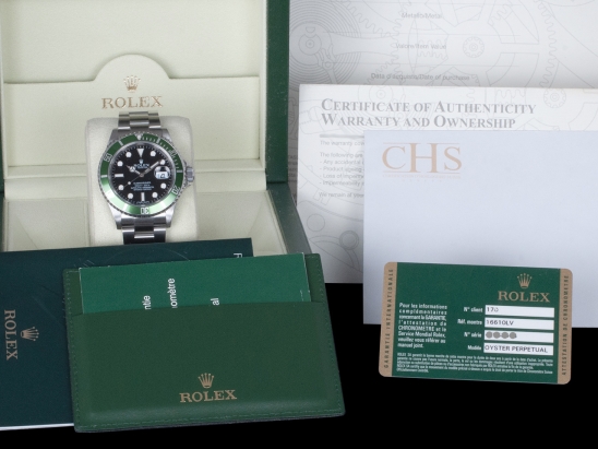 Rolex Submariner Date Green Bezel 50th Kermit - Full Set  Watch  16610LV